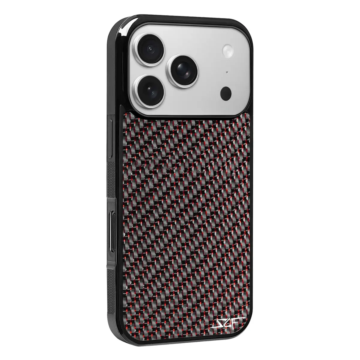 Iphone | Red Lace Carbon Fiber Case | Classic Series 1