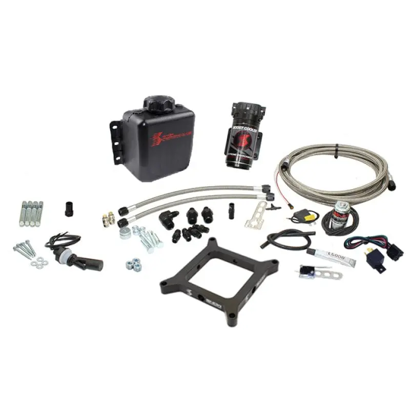 Snow Performance 4150 Flange Gas Stage 1 Naturally Aspirated Water Inj Kit (Ss Braided 4An Fittings) 1