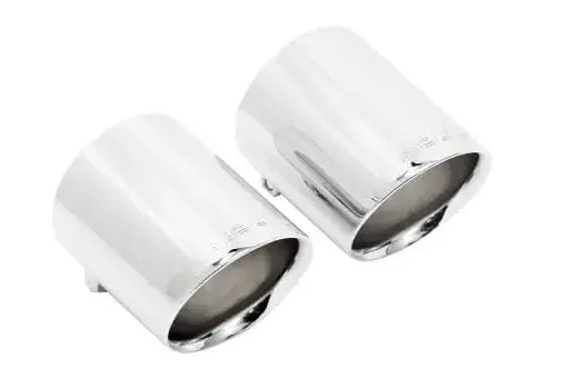 Porsche 718 Cayman / Boxster Bolt-On X-Pipe With Tips Chrome Double Wall 1
