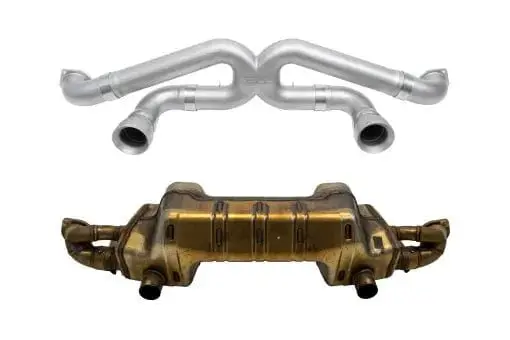 Porsche 718 Gt4 Rs Race Exhaust (Non-Resonated) 1