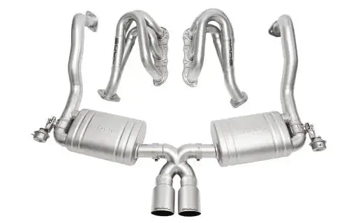 Porsche 981 Cayman / Boxster Competition Package - Straight Cut Single Wall Tips 1