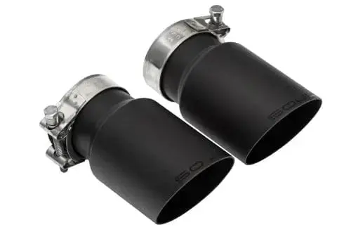 Porsche 981 Cayman / Boxster Performance Exhaust System Slash Cut Single Wall Tips 2