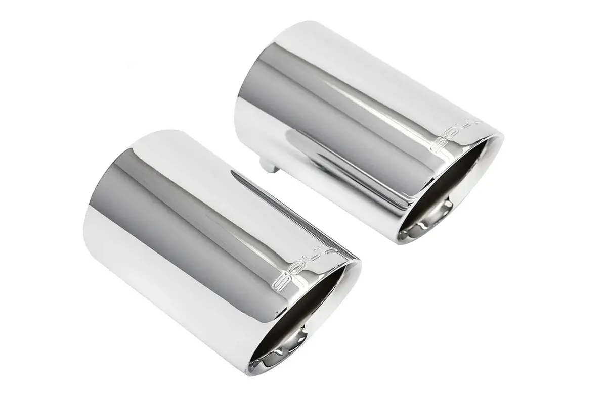 Porsche 981 Cayman / Soul Boxster Street Package - Polished Chrome Tips 1
