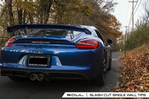 Porsche 981 Gt4 / Boxster Spyder / Clubsport Soul Valved Exhaust System 1