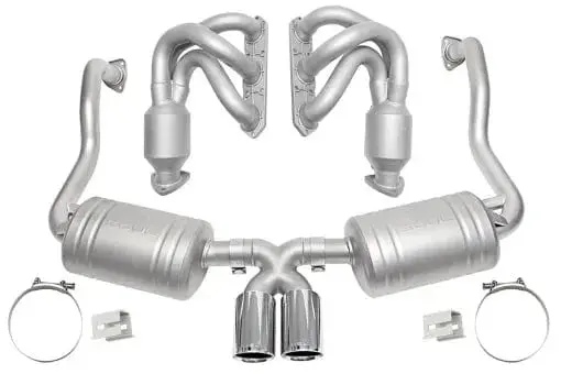 Porsche 986 Boxster (2000-2004) Street Exhaust Package - Dual Wall Chrome 1