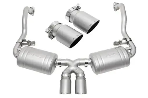 Porsche 987.1 Cayman / Boxster Performance Exhaust System - Slash Cut Single Wall 1