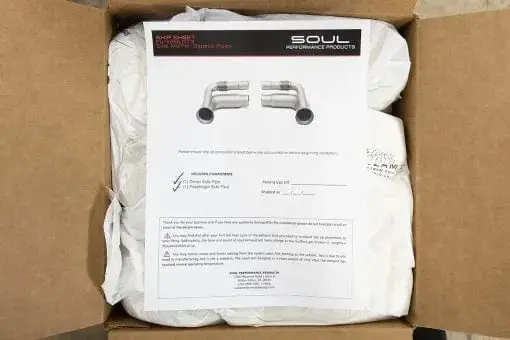 Porsche 991.1 / 991.2 Gt3 Side Muffler Bypass Pipes (Valved) 1