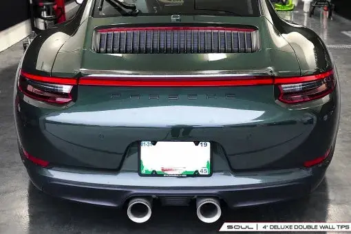 Porsche 991.2 Carrera (With Pse) Bolt On Exhaust Tips 1