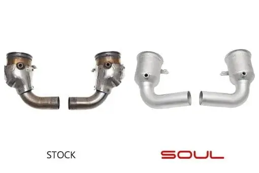 Porsche 992 Turbo Sport Catalytic Converters (Pse Only) - Us Models / Non-Gpf Equipped Vehicles 1