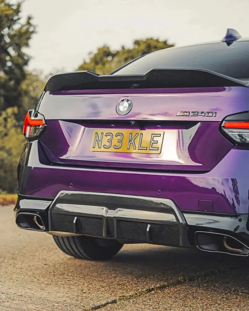 Bmw 2 Series 220I & M240i G42 Pre-Preg Carbon Fiber Rear Diffuser By Tre (2021+) 1