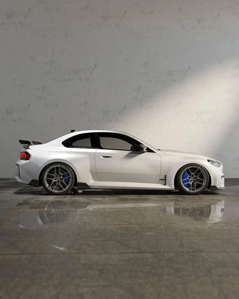 Bmw G87 M2 Tr87 Carbon Fiber Rear Bumper Winglets 1