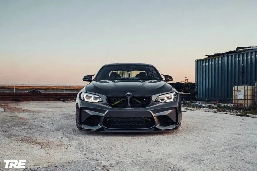 Bmw M2 Og F87 Pre-Preg Carbon Fiber Front Splitter By Tre (2015-2018) 1