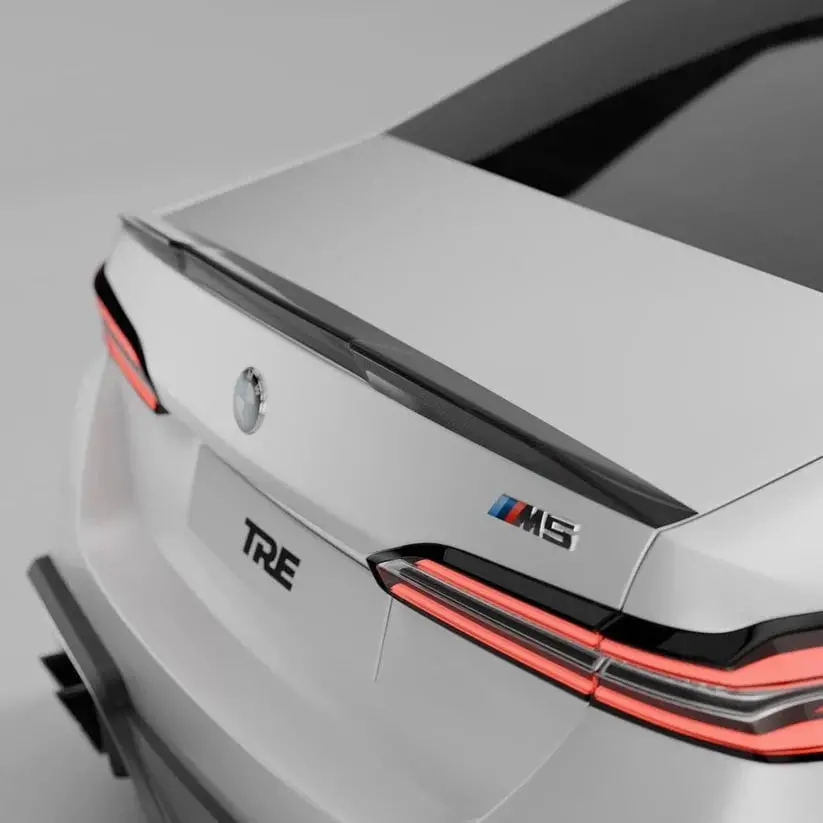 Bmw M5 G90/G60 5 Series Pre-Preg Carbon Fiber Pr-1 Rear Spoiler 1
