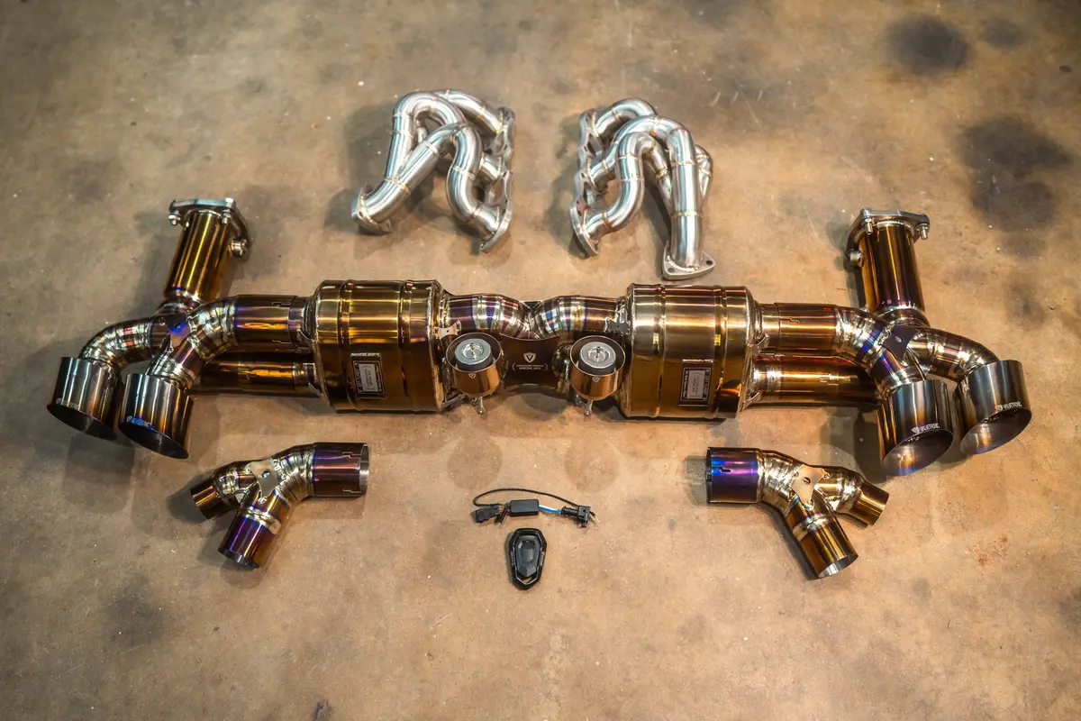 Valvetronic Valved Race Exhaust System For Porsche 911 Turbo 991.1 / 991.2 1