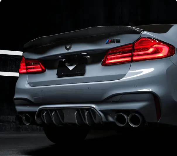 Bmw F90 M5 Vrs Program (2017+) Vrs Aero Decklid Spoiler Carbon Fiber Pp 2X2 Glossy 1