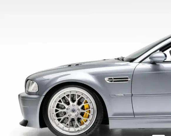 Vorsteiner Bmw E46 M3 V-Csl Aero Front Bumper W/ 2 Piece Splitter Carbon Fiber Pp 1X1 Glossy 1
