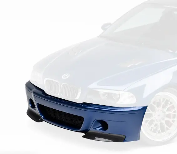 Vorsteiner Bmw E46 M3 V20 Aero Front Bumper With 2 Piece Splitter Carbon Fiber Pp 1X1 Glossy 1
