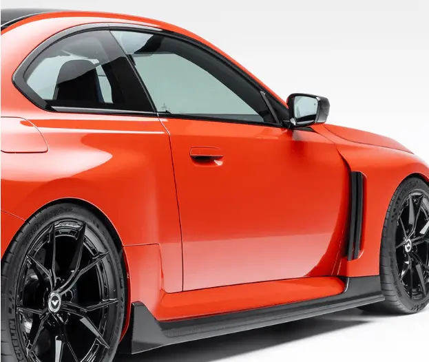 Vorsteiner Bmw G8x M2 Vrs Aero Vented Fenders With Side Skirts Carbon Fiber Pp 2X2 Glossy 1