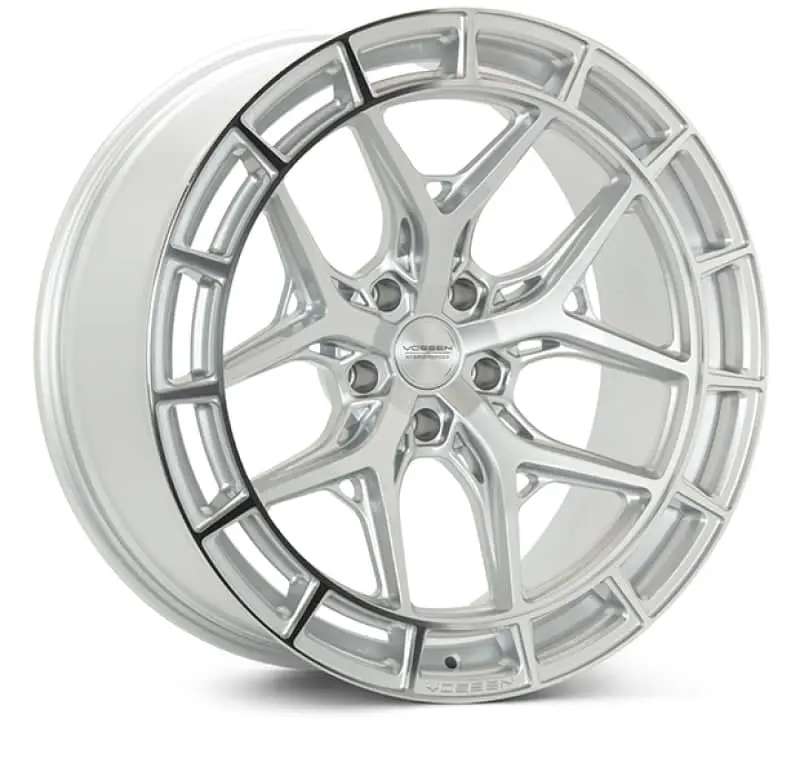 Vossen Hfx-1 21X9 - 5X112 - Et25 - Flat - 66.5 - Silver Polished Wheel 1