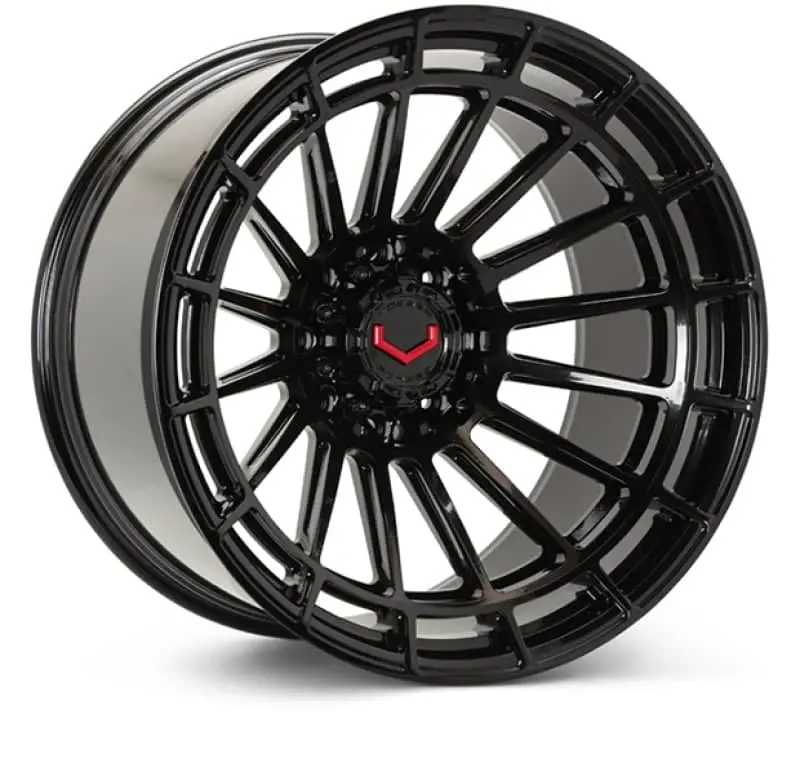 Vossen Lcx-01 20X9 - 6X139.7 - Et18 - Deep - 78.1 - Gloss Black Wheel 1