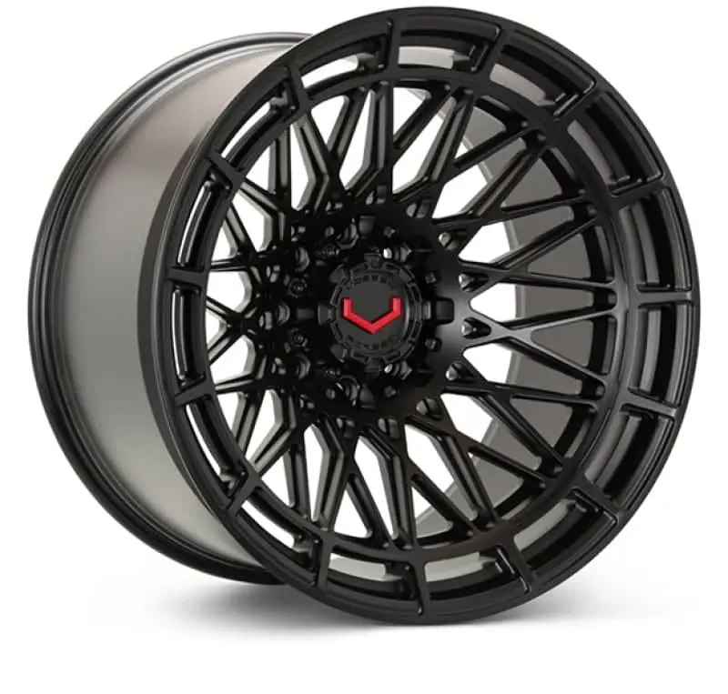 Vossen Lcx-03 22X12 - 8X180 - Et44 - Ultra Deep - 124.3 - Satin Black Wheel 1