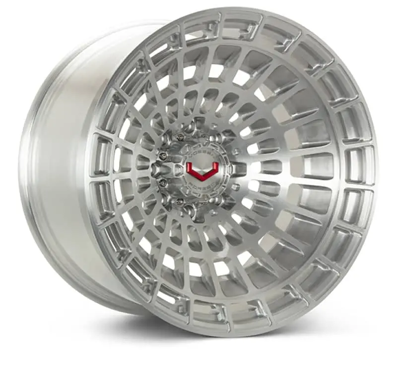 Vossen Lcx-04 24X10 - 8X180 - Et+15 - Deep - 124.3 - Brushed Gloss Clear Wheel 1