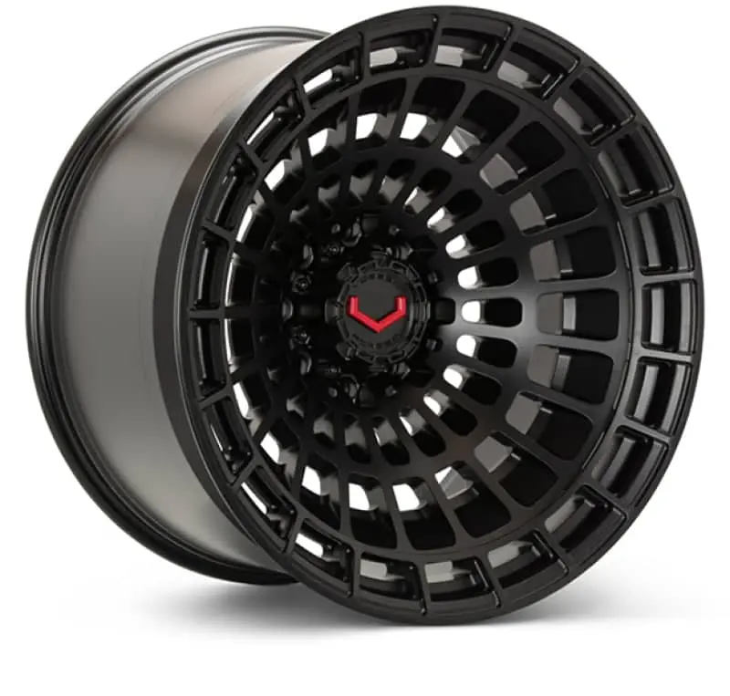 Vossen Lcx-04 24X14 - 8X180 - Et75 - Mega Deep - 124.3 - Satin Black Wheel 1