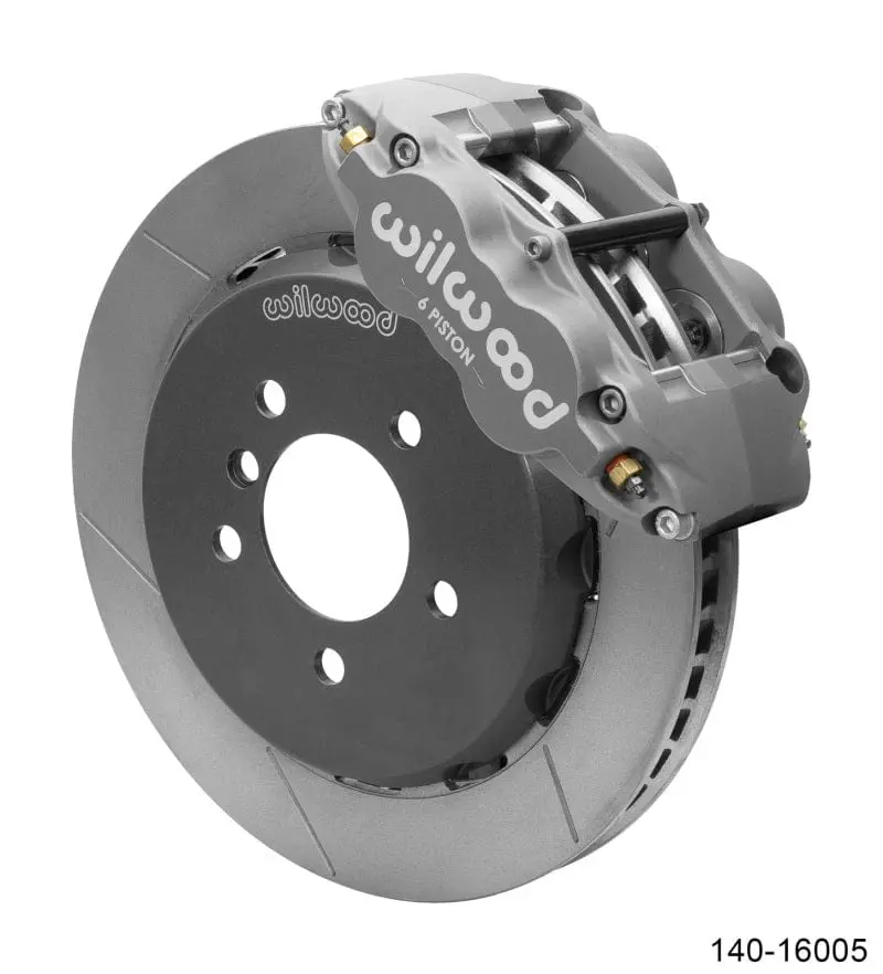 Wilwood 95-99 E36 M3 Bmw Forged Narrow Superlite 6R Front Big Brake - Gray 1