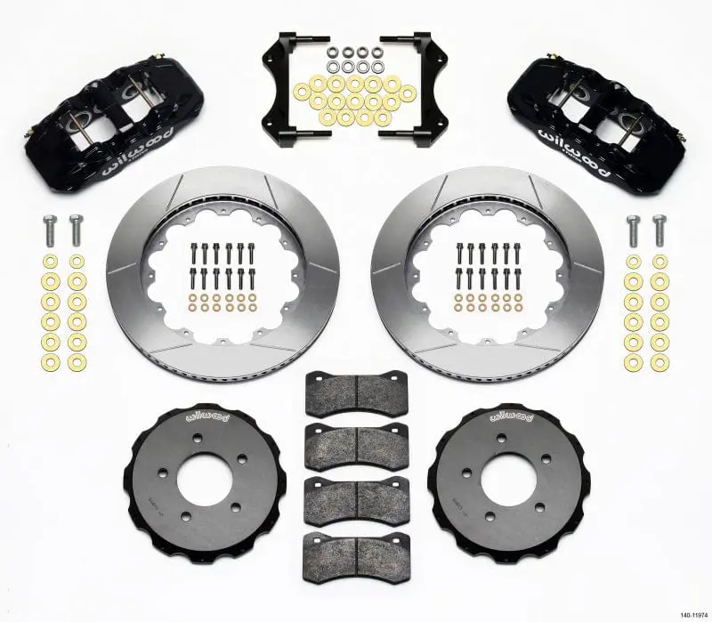 Wilwood Aero6 Front Hat Kit 14.00 99-06 Bmw E46 1