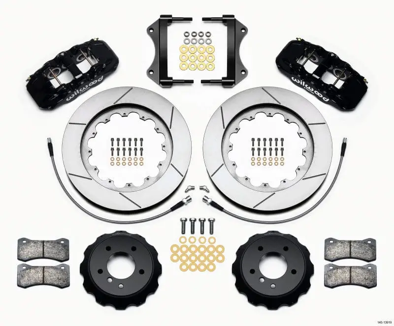 Wilwood Aero6 Front Hat Kit 15.00 2007-2011 Bmw E90 Series W/Lines 1