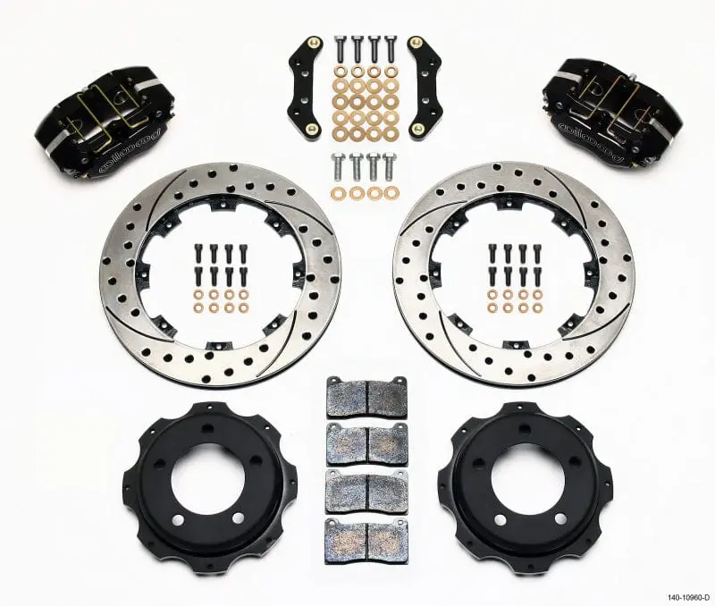 Wilwood Dynapro Rear Kit 12.19In Drilled Backdraft Cobra (Bmw E36 Based) 1