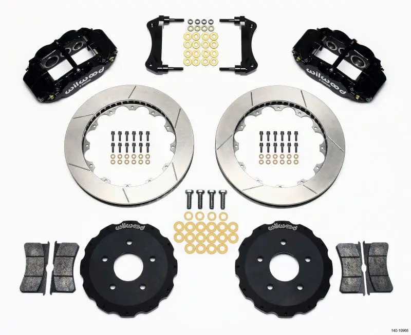 Wilwood Narrow Superlite 6R Front Hat Kit 13.06In Backdraft Cobra (Bmw E36 Based) 1