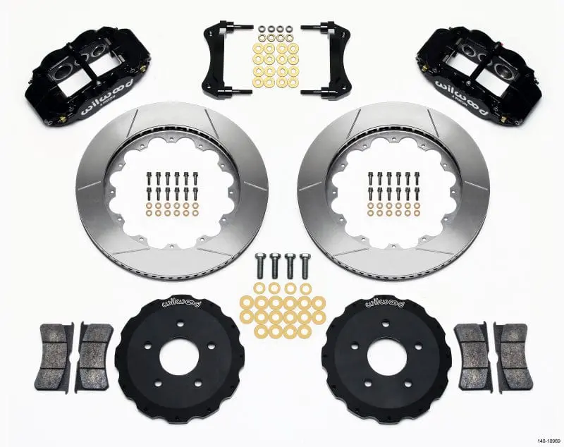 Wilwood Narrow Superlite 6R Front Hat Kit 14.00In Backdraft Cobra (Bmw E36 Based) 1