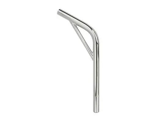 Lay-Back Steel Seat Post W/Support Steel 1