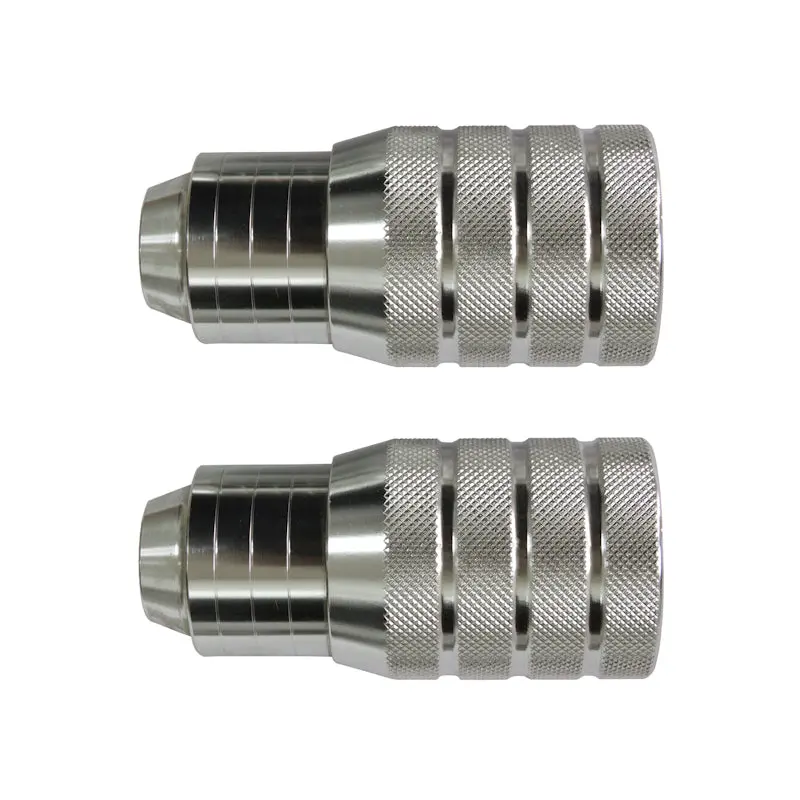 Pazzaz Mac Daddy Jumbo Mid School Flatland Alloy Silver Pegs 10Mm (Pair) 1