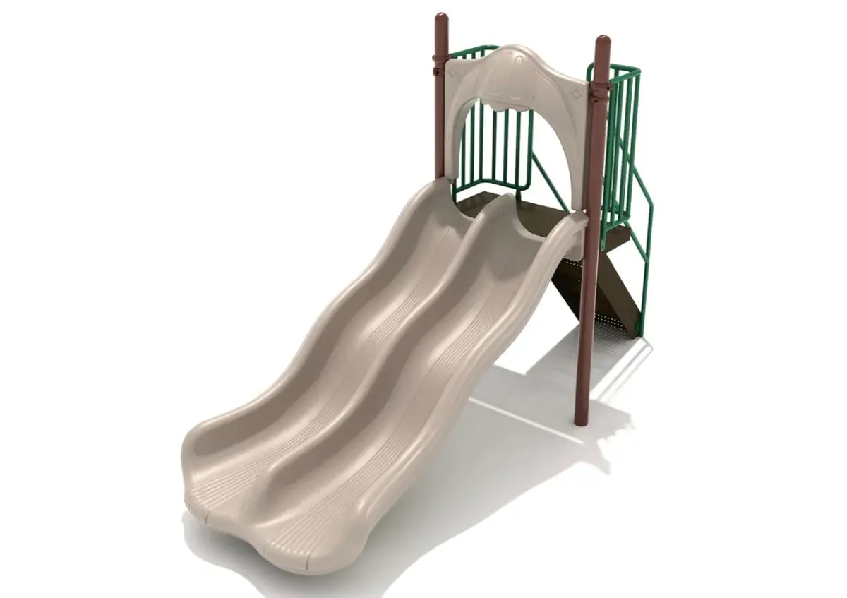4-Feet Double Wave Freestanding Slide 1