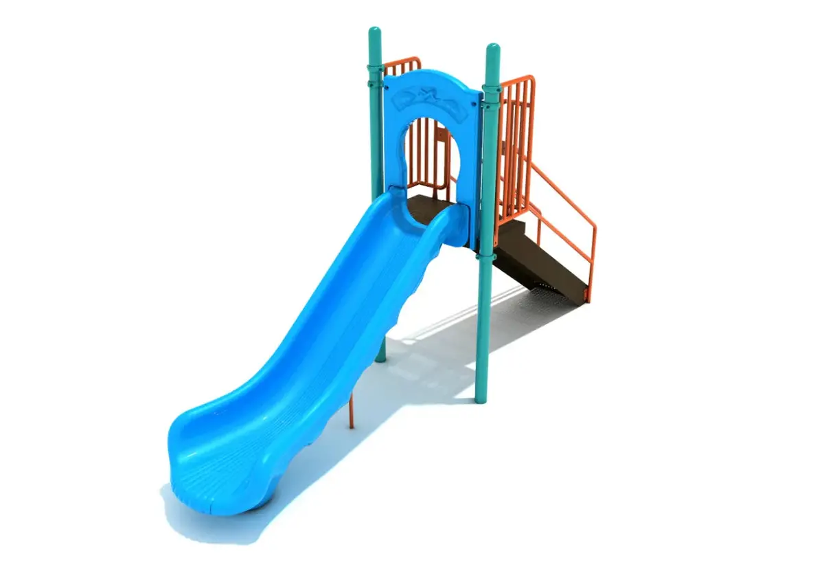4 Foot Single Straight Freestanding Slide 1