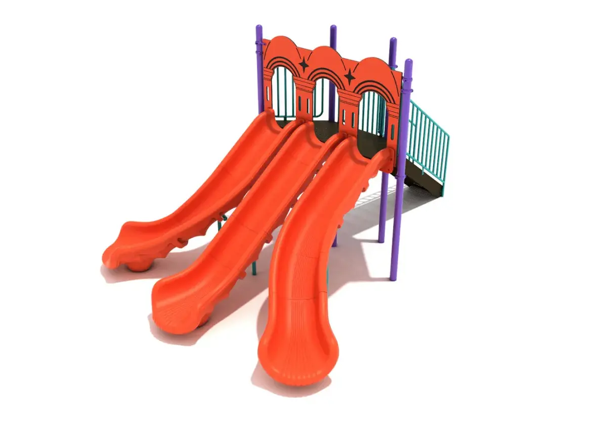 5 Foot Freestanding Triple Sectional Split Slide 1