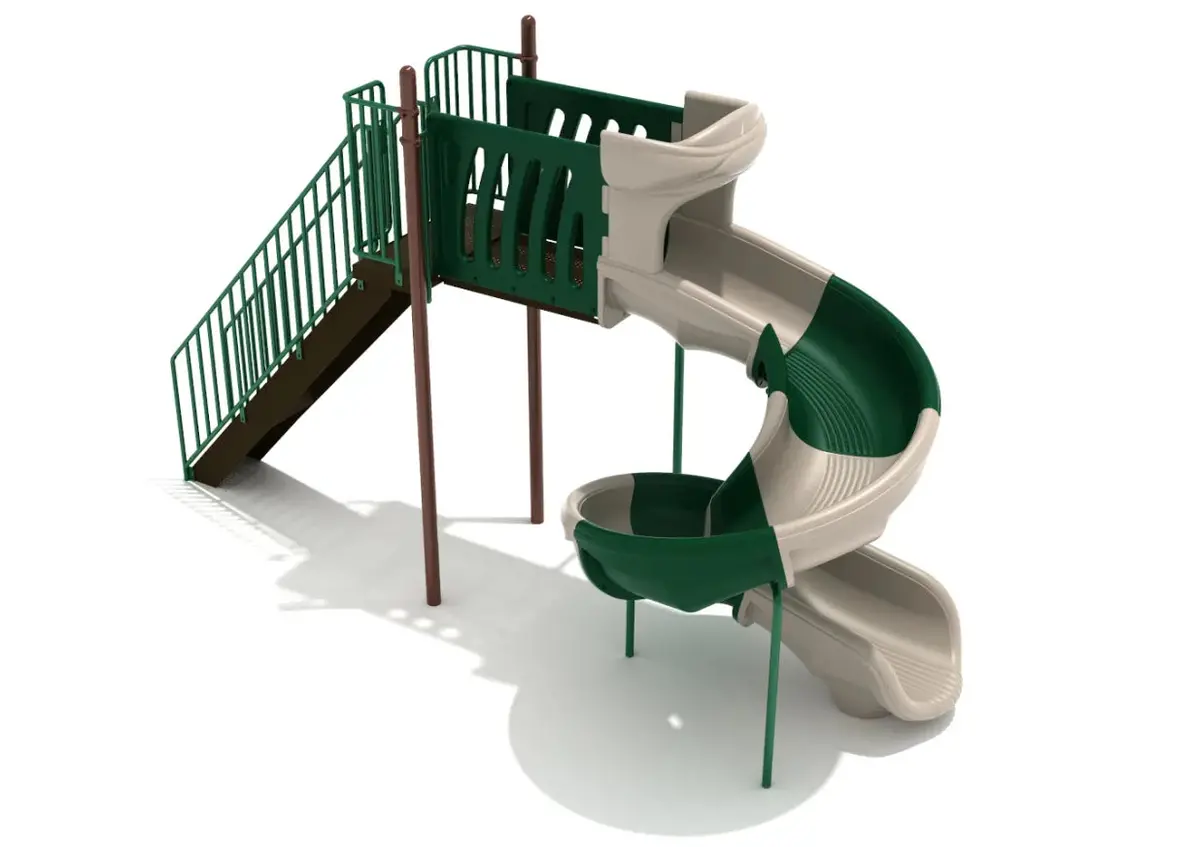 7 Foot Sectional Freestanding Spiral Slide 1