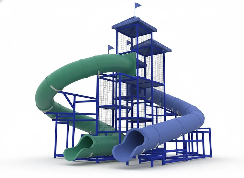 The Bering Sea Water Slide 1