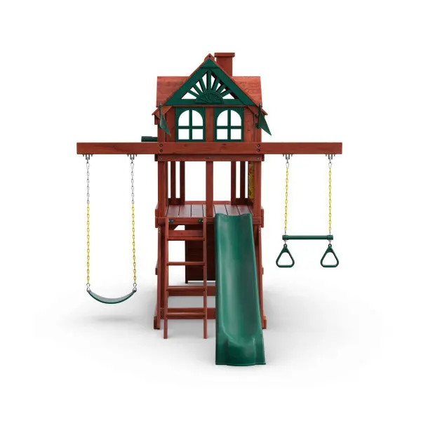 Five Star Ii Space Saver Wooden Swing Set 1