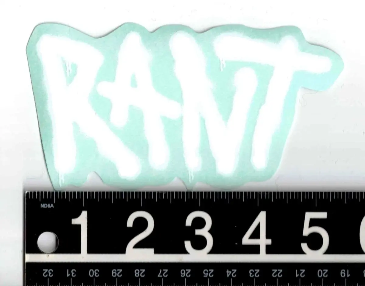 Rant Logo Sticker 1