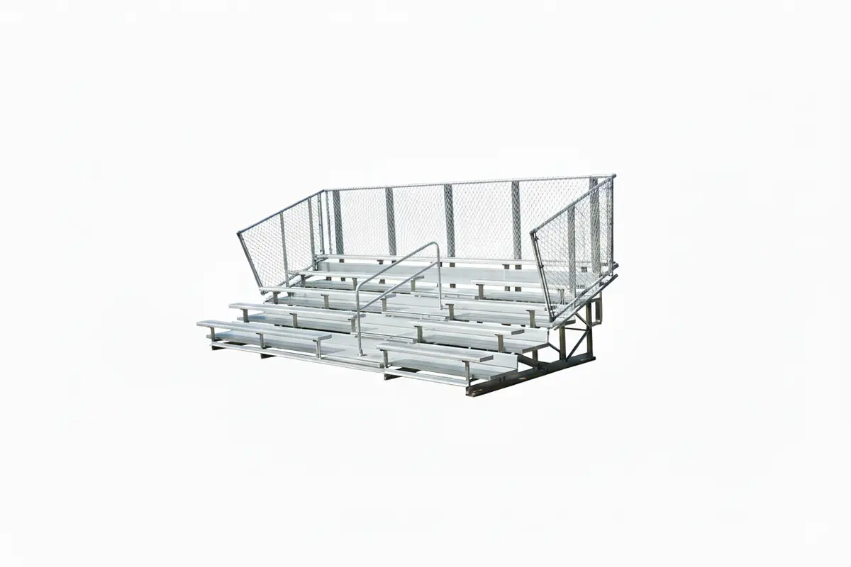 5 Row Deluxe Portable Bleachers 1