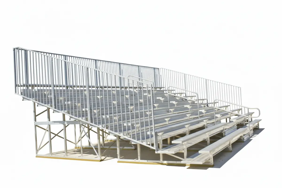 10 Row Standard Portable Bleachers 1