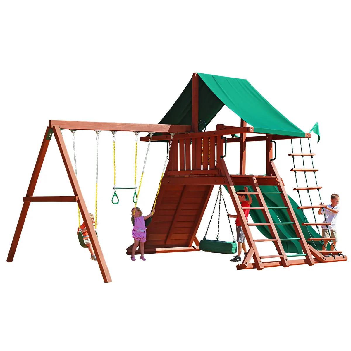Sun Climber I Wooden Swing Set 1