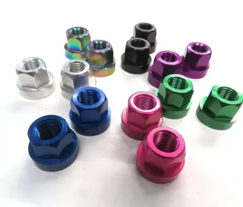 Tnt Aluminum 3/8" (10Mm) X 26Tpi Hub Axle Nuts (Pair) 1