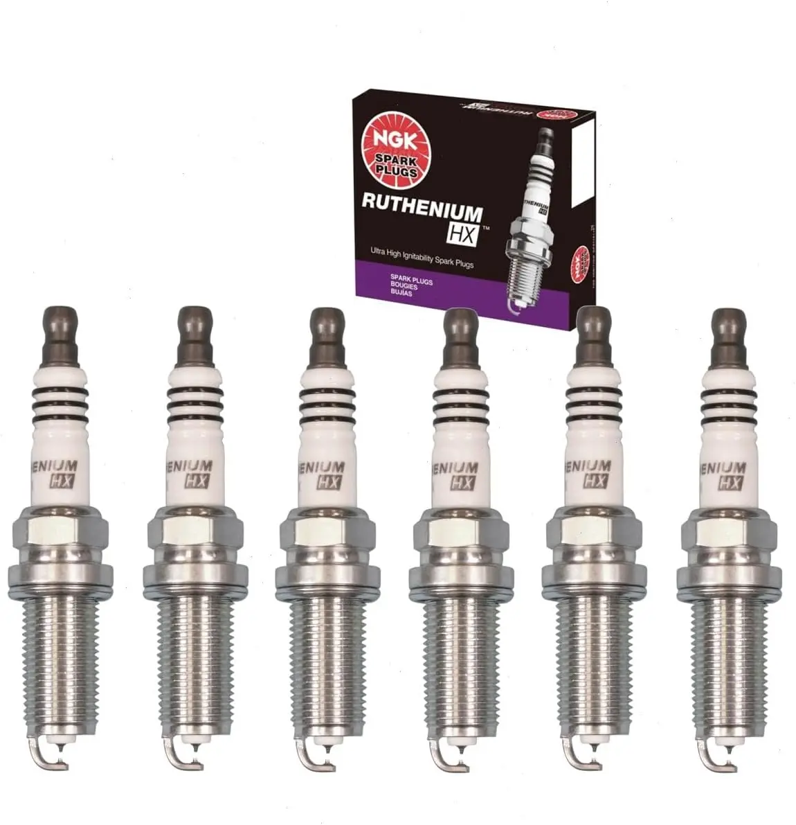Ngk Ruthenium Hx Spark Plugs - Toyota V6 3.5L / 4.0L 1