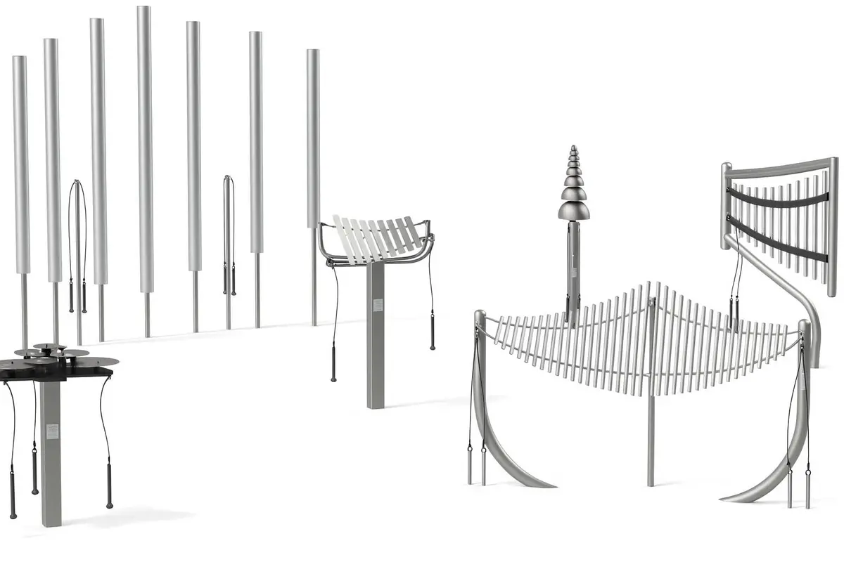 Sculptural Collection Outdoor Musical Park Instrument - Freenotes Harmony Park 1
