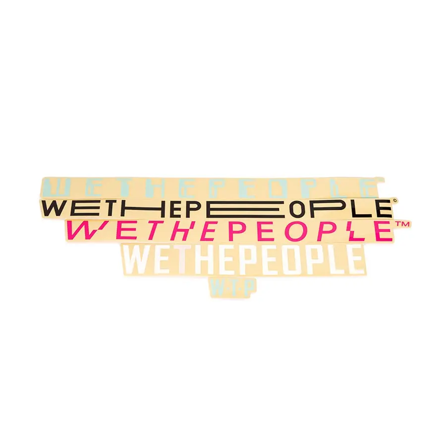 Wethepeople 4Big Sticker Set 1