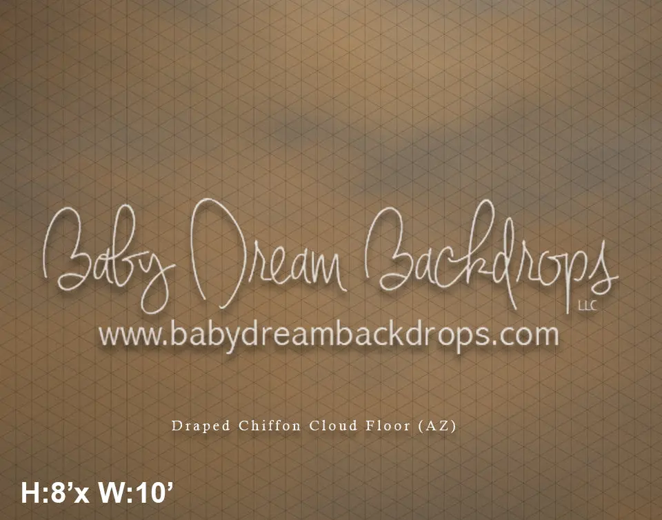 Draped Chiffon Cloud Fabric Floor (Az) 1